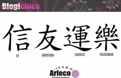 Letras Chinas para Tatuajes