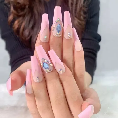 Fotos de Uñas Decoradas con Piedras y Cristales
