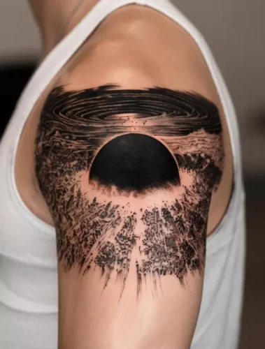 Guy Shoulder Tattoo Ideas
