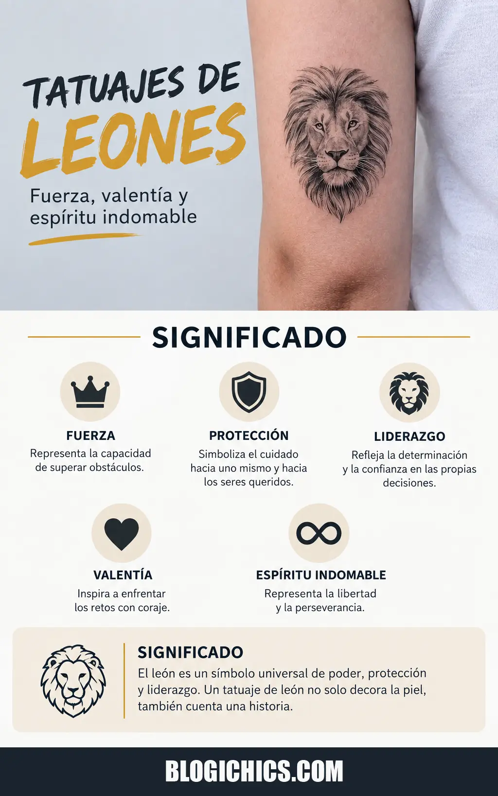 Tatuajes de Leones