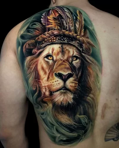 Tatuaje de León