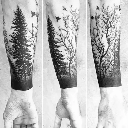 Tatuajes de Bosques: Diseños y Significado