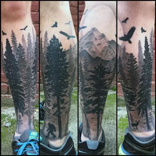 Tatuajes de Bosques: Diseños y Significado