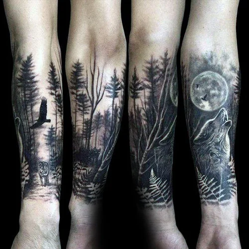 Tatuajes de Bosques