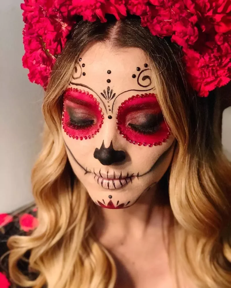 Maquillaje de Catrina Moderna