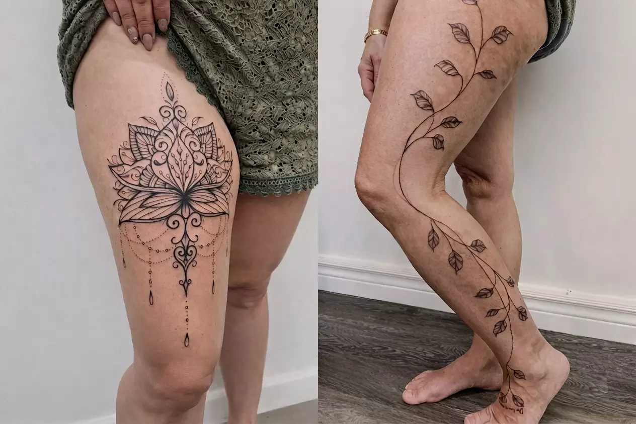 Tatuajes en la Pierna para Mujer