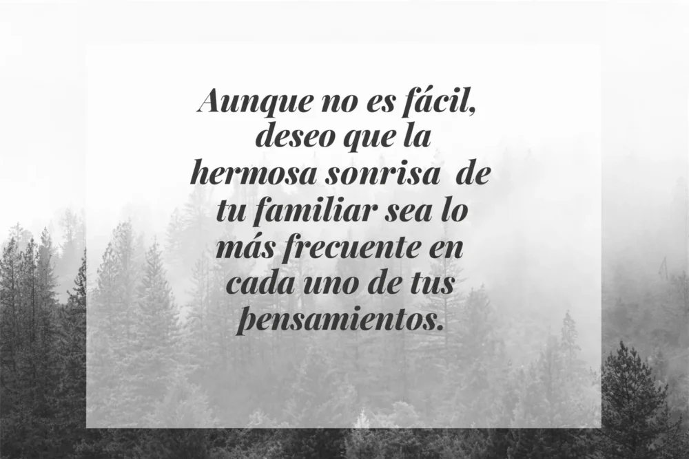 Mensaje de Pésame