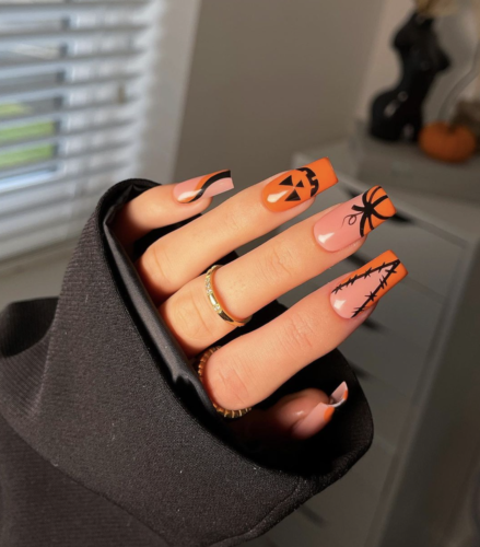 Uñas de Halloween